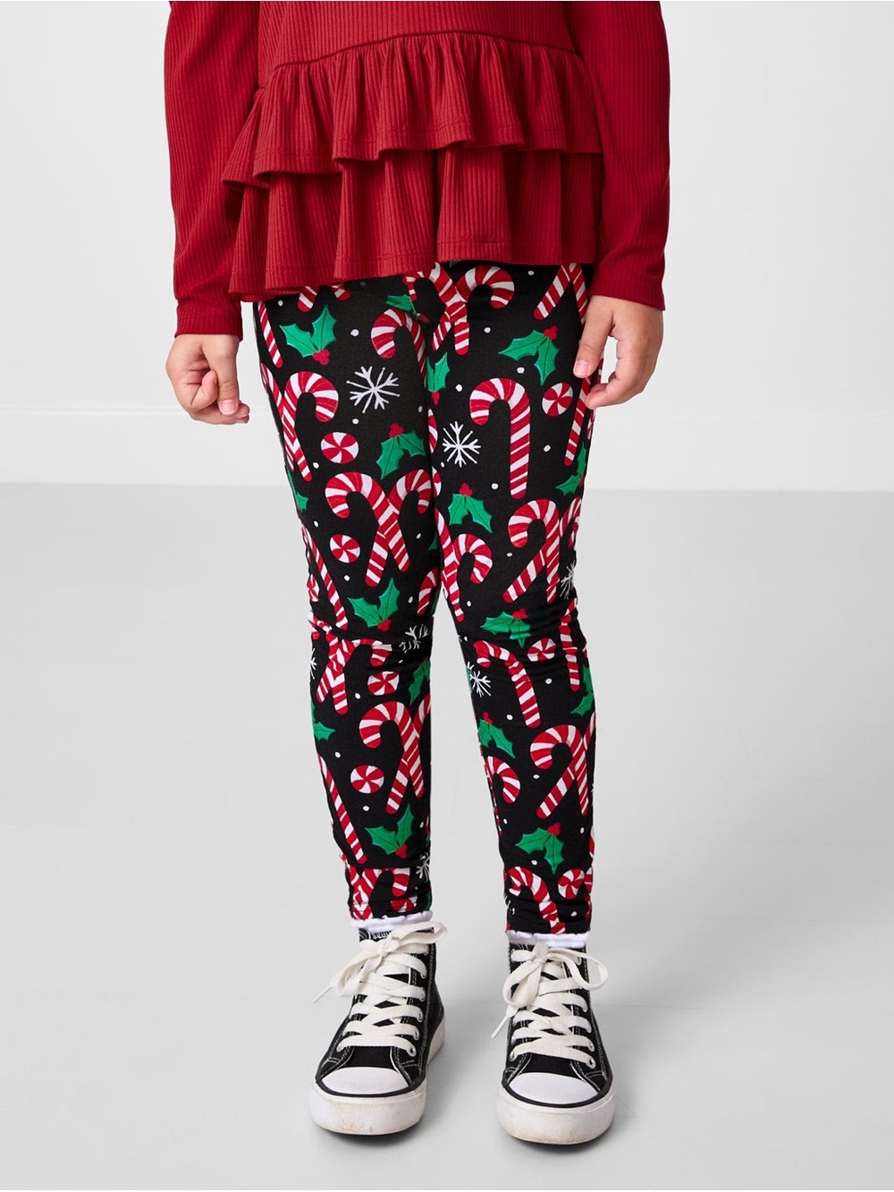 Little Sleepies Merry Mints Leggings, Size 2T